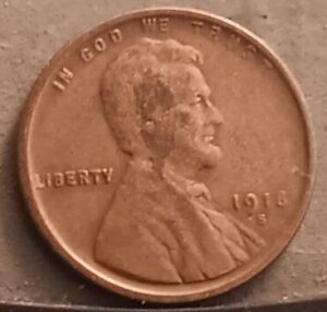 1918-S Obverse Stock Photo