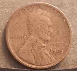 1920-D Obverse Stock Photo
