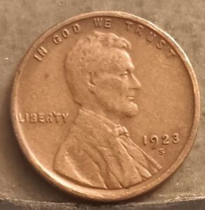 1923-S Obverse Stock Photo